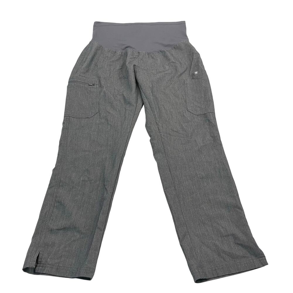 Figs Yola Maternity Scrub Pants in Graphite size Large